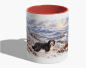 Preview: Winter in den Highlands - Bearded Collie Tasse No. 4